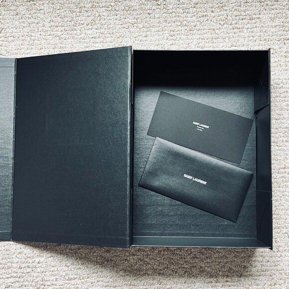 YSL Saint Laurent Box & Card Bundle. for gift packing / storage - Picture 2 of 2